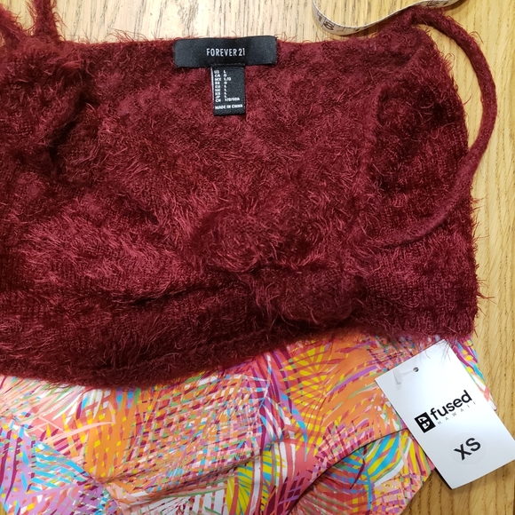 Fused Hawaii xs high rise with faux fur top - Picture 13 of 14